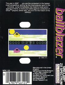 Ballblazer - Box - Back Image