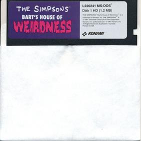 The Simpsons: Bart's House of Weirdness - Disc Image