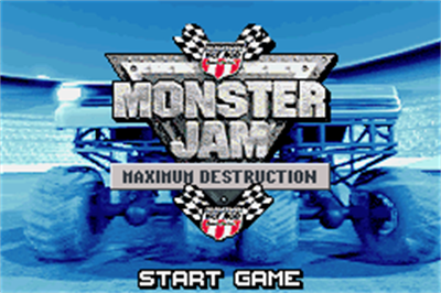Monster Jam: Maximum Destruction - Screenshot - Game Title Image