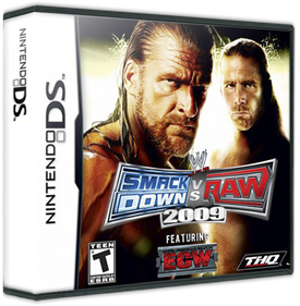 WWE SmackDown vs. Raw 2009 - Box - 3D Image