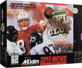 NFL Quarterback Club 96 - Box - 3D Image