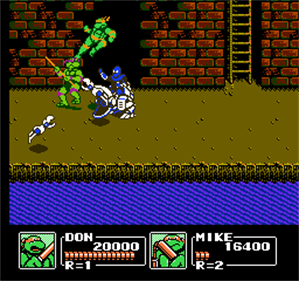 Teenage Mutant Ninja Turtles III: The Manhattan Project - Screenshot - Gameplay Image