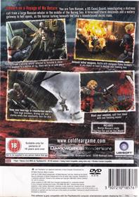 Cold Fear - Box - Back Image