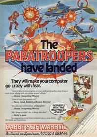 Paratroopers - Advertisement Flyer - Front Image