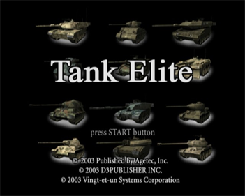 Tank Elite - Screenshot - Game Title Image