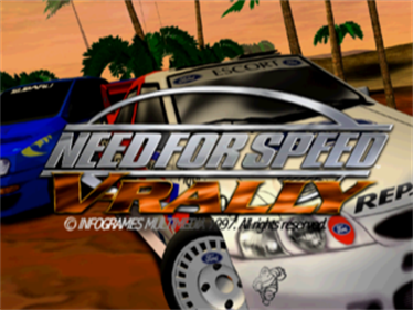 Need for Speed: V-Rally - Screenshot - Game Title Image