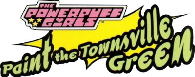 The Powerpuff Girls: Paint the Townsville Green - Clear Logo Image