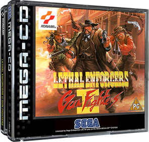 Lethal Enforcers II: Gun Fighters - Box - 3D Image
