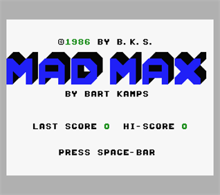 Mad Max - Screenshot - Game Title Image