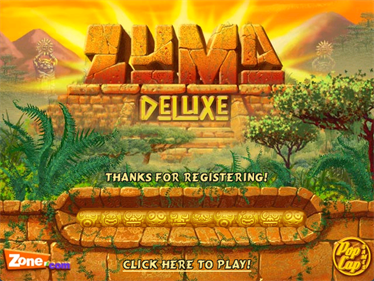 Zuma Deluxe - Screenshot - Game Title Image