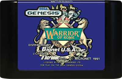 Warrior of Rome - Cart - Front Image