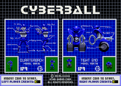 Cyberball - Screenshot - Game Select Image