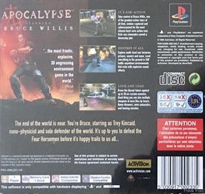 Apocalypse - Box - Back Image