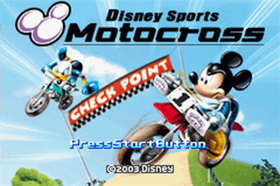 Disney Sports: Motocross - Screenshot - Game Title Image