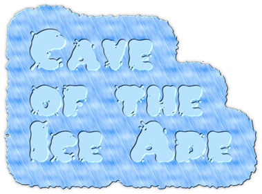 Cave of the Ice Ape - Clear Logo Image