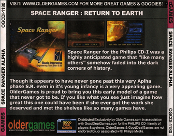 Space Ranger: Return to Earth - Box - Back Image