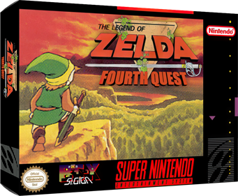 The Legend of Zelda: Fourth Quest - Box - 3D Image