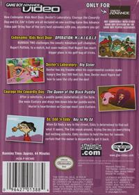 Game Boy Advance Video: Cartoon Network Collection: Limited Edition - Box - Back Image