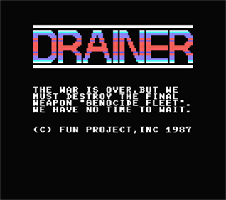 Drainer - Screenshot - Game Title Image