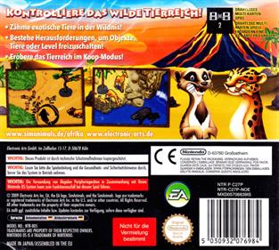 SimAnimals: Africa - Box - Back Image