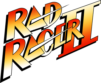 Rad Racer II - Clear Logo Image