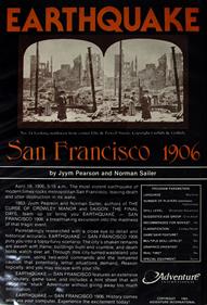 Earthquake San Francisco 1906 - Box - Back Image
