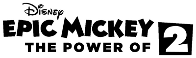 Epic Mickey 2: The Power of Two - Clear Logo Image