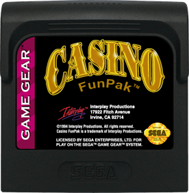 Casino FunPak - Cart - Front Image