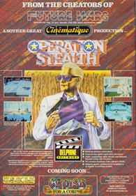 Operation Stealth - Advertisement Flyer - Front Image
