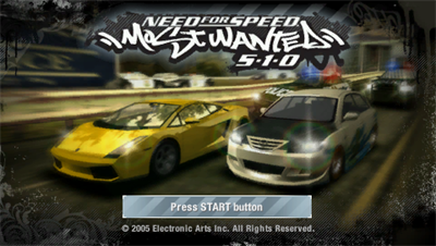 Need for Speed: Most Wanted 5-1-0 - Screenshot - Game Title Image