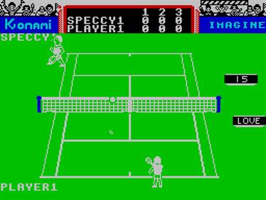 Konami's Tennis - Screenshot - Gameplay Image