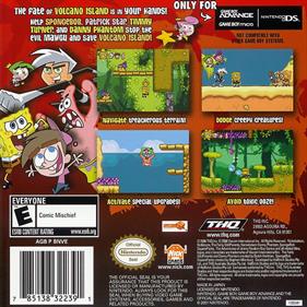 Nicktoons: Battle for Volcano Island - Box - Back Image