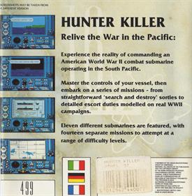 Hunter Killer - Box - Back Image