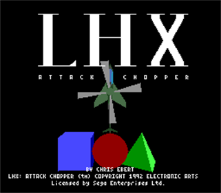 LHX Attack Chopper - Screenshot - Game Title Image