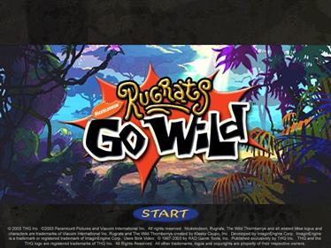 Rugrats Go Wild - Screenshot - Game Title Image