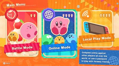 Kirby's Dream Buffet - Screenshot - Game Select Image