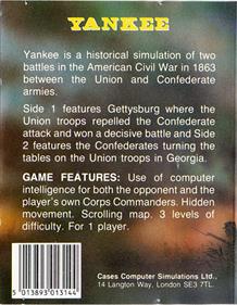 Gettysburg - Box - Back Image