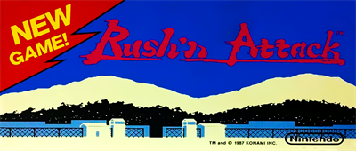 Rush'n Attack (PlayChoice-10) - Arcade - Marquee Image