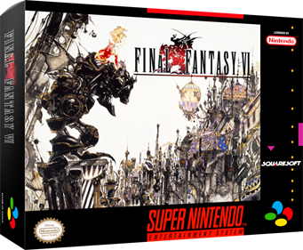 Final Fantasy III - Box - 3D Image