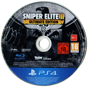 Sniper Elite III - Disc Image