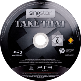 SingStar Take That - Disc Image