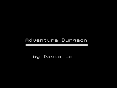 Adventure Dungeon - Screenshot - Game Title Image