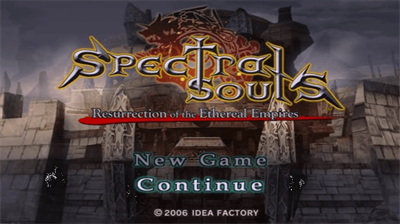 Spectral Souls: Resurrection of the Ethereal Empires - Screenshot - Game Title Image