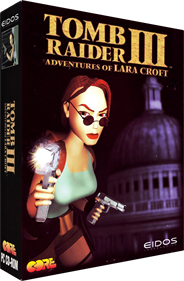 Tomb Raider III: Adventures of Lara Croft - Box - 3D Image