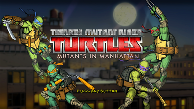 Teenage Mutant Ninja Turtles: Mutants in Manhattan - Screenshot - Game Title Image