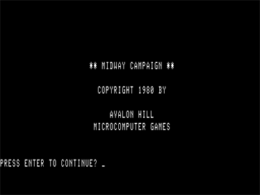 Midway Campaign - Screenshot - Game Title Image