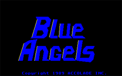 Blue Angels: Formation Flight Simulation - Screenshot - Game Title Image