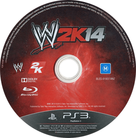 WWE 2K14 - Disc Image