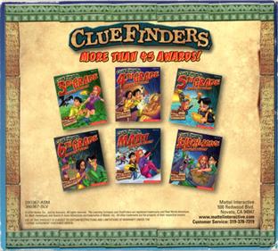 The ClueFinders: Math Adventures - Box - Back Image