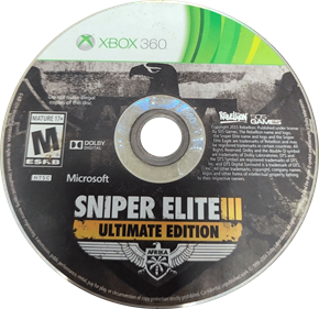 Sniper Elite III: Ultimate Edition - Disc Image
